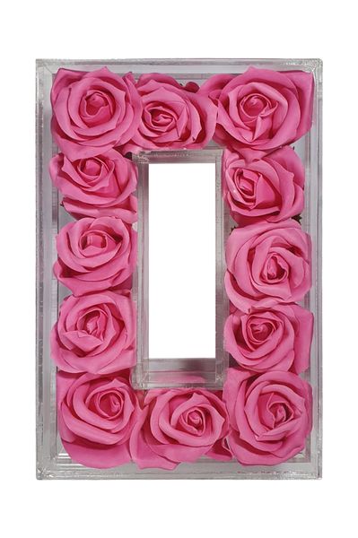 Acrylic Letter Box Floral Arrangement - V