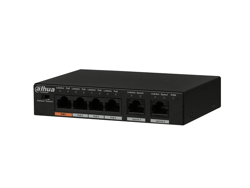 DAHUA 9-Port Unmanaged Desktop Switch with 8- Port PoE