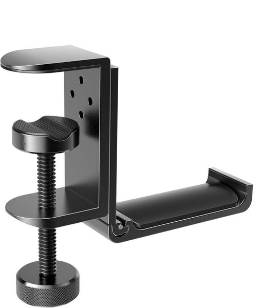 3 cm Multifunctional Aluminum Foldable Under Desk Headphone Holder