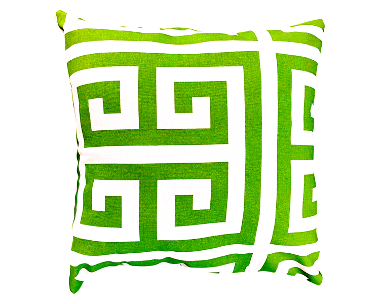 Green Pattern Scatter Cushion with Inner