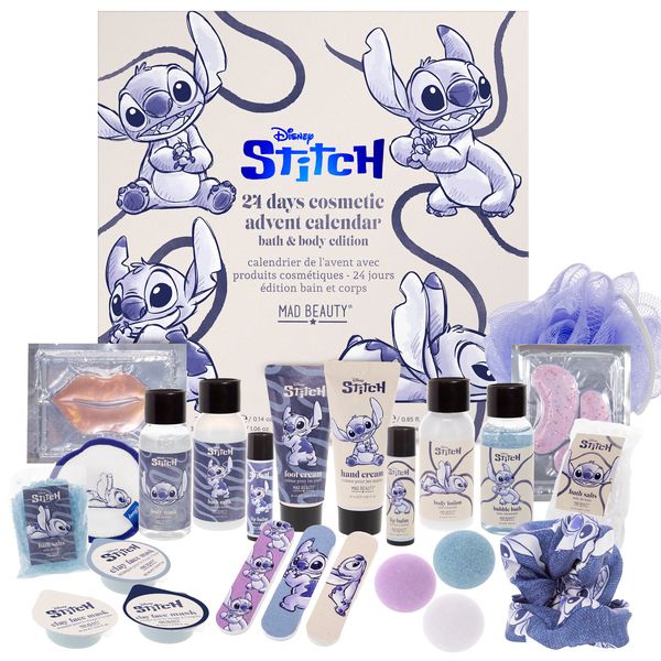 Disney Stitch Denim 24 day Advent Calendar by Mad Beauty