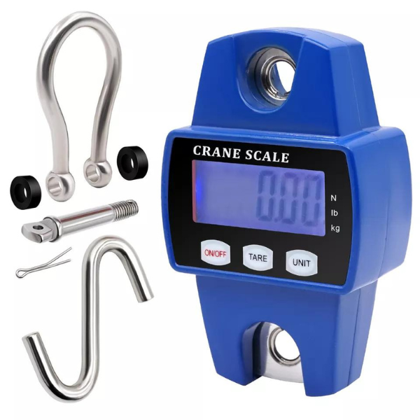 Mini Portable Crane Scale 300kg - Blue