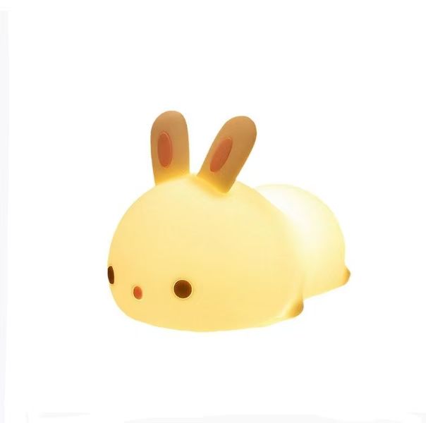 Rabbit Pat Light Cartoon Silicone Night Light