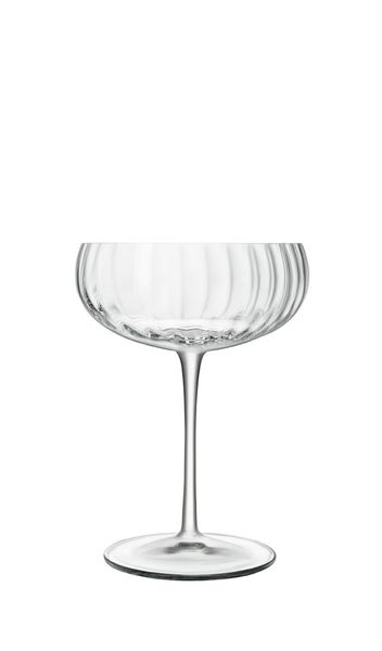Luigi Bormioli Optica Champagne / Saucer 300ml 4 Pack