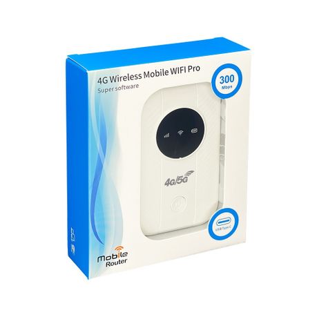 4G/5G Portable WiFi Router - 10-Device Sharing, 8-10H Working Time