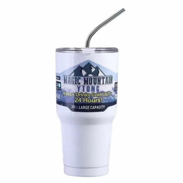 Magic Mountain Tumbler with Lid and Straw