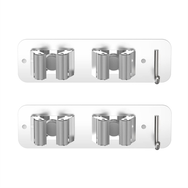 Wall Mounted Stainless Steel Mop Broom Holder Mop Broom Organizer