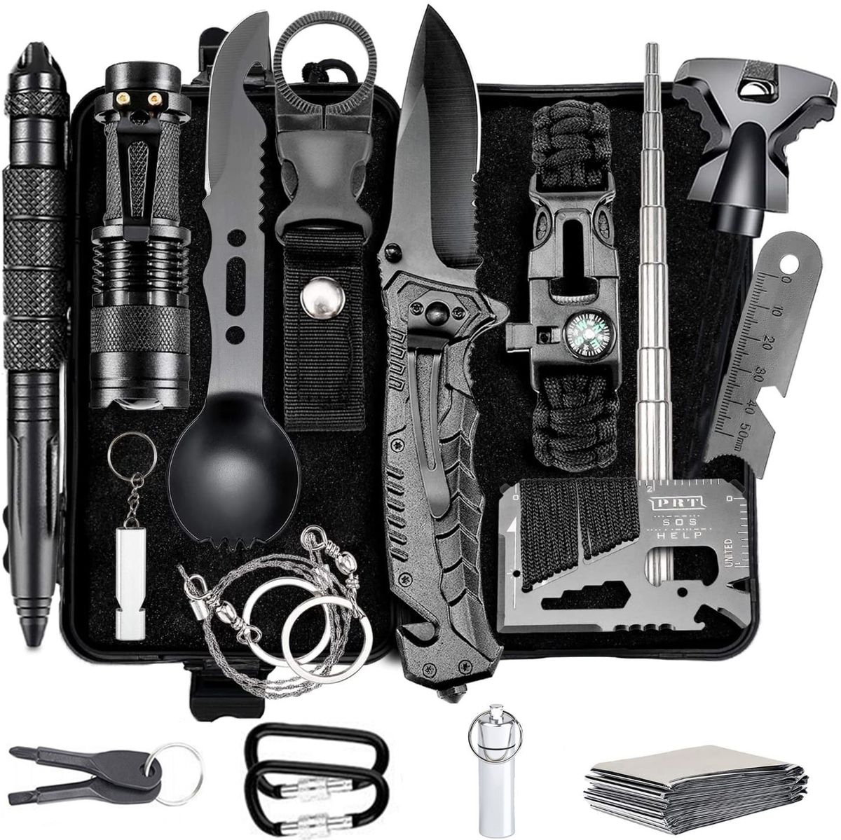 16 in 1 Emergency SOS Survival Kit Outdoor Emergency Gear Kit | Shop ...