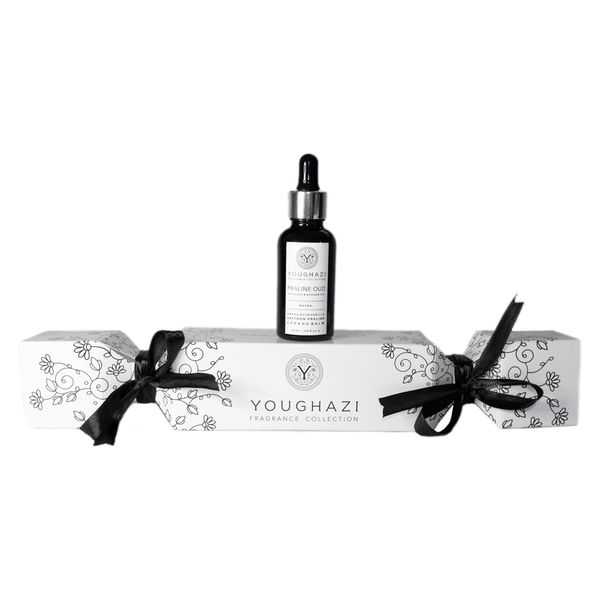 Youghazi Festive Gift Cracker with Diffuser &amp; Burner Oil 30ml - Praline Oud