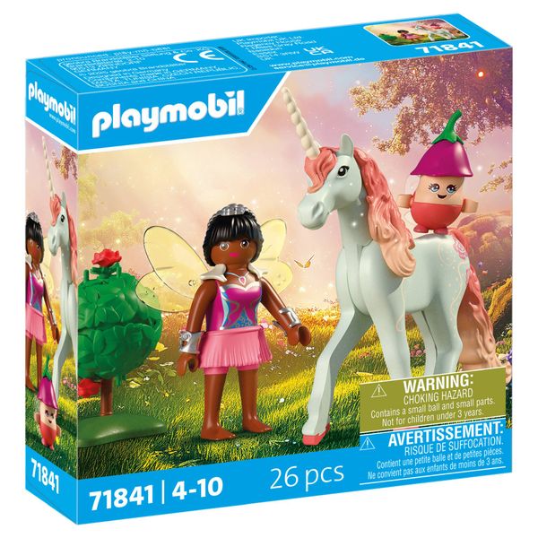 Playmobil Magic Unicorns - Unicorn Sky Rose with Fairy (26 Pieces)
