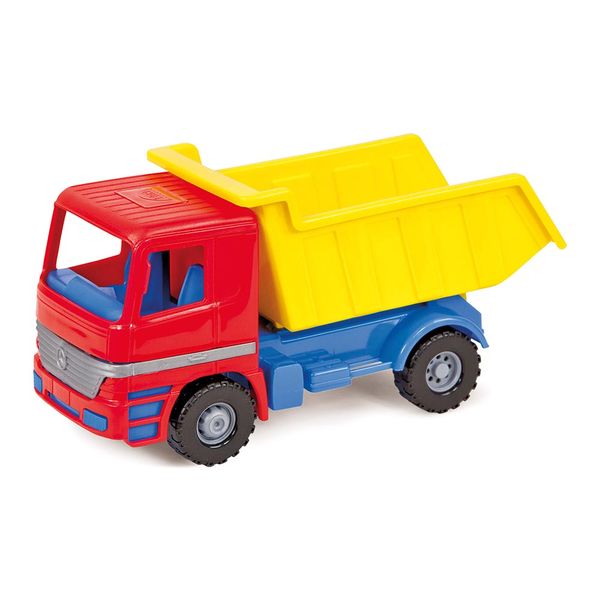 LENA Toy Dump Truck: Professional Mercedes Actros Dump Truck 24cm