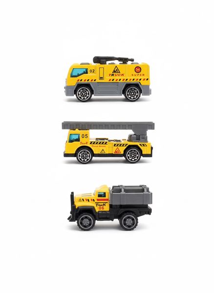Die-Cast Rescue Series - 3-Piece Orange Vehicle Set