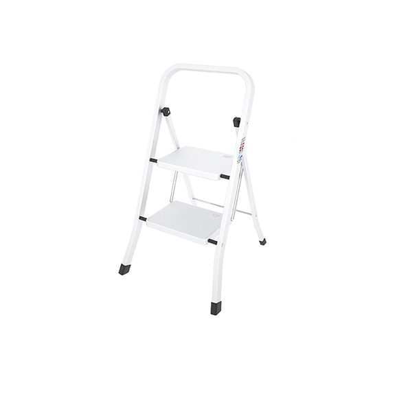 Colombo 46cm 2-Step Non-Slip Surface Steel Step Stool - Factotum