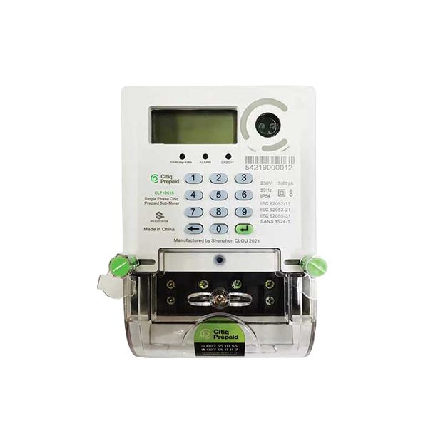 Citiq Prepaid - Clou 80A Citiq Prepaid Electricity Sub Meter