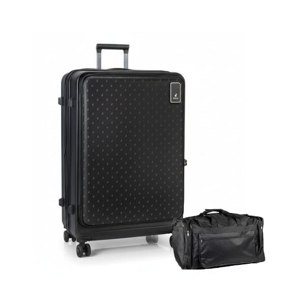 Polo Orion 78cm Large Expandable Luggage Trolley + Free Fold Up Duffle