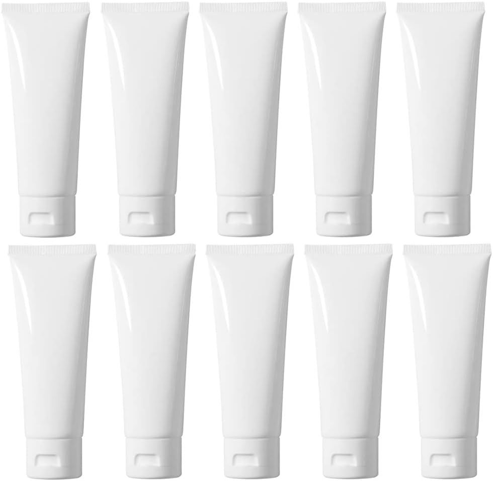 50ml Empty Cosmetic Squeeze Tube with Flip Top 100 Pack Shop Today. Get it Tomorrow