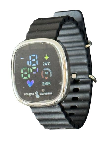 Square Touch Digital Led Watch For Boys And Girls