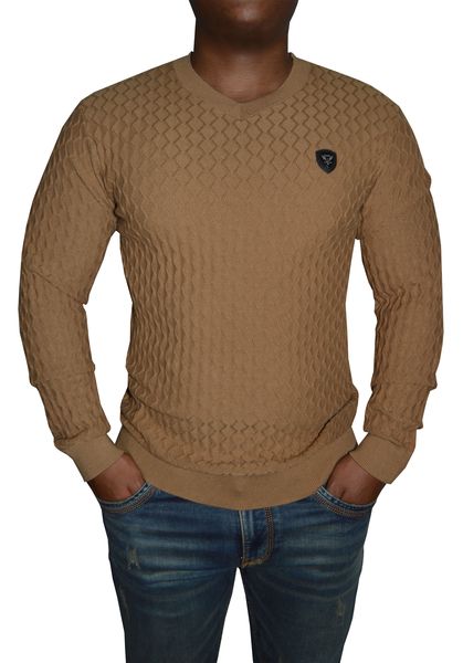 Soviet - Joss Men's V-Neck Jersey - Dark Sand