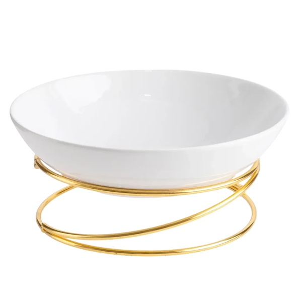 30cm Bowl with Gold Stand