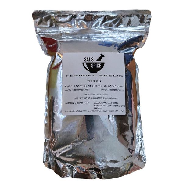 Sal's Spice Fennel Seeds - 1kg