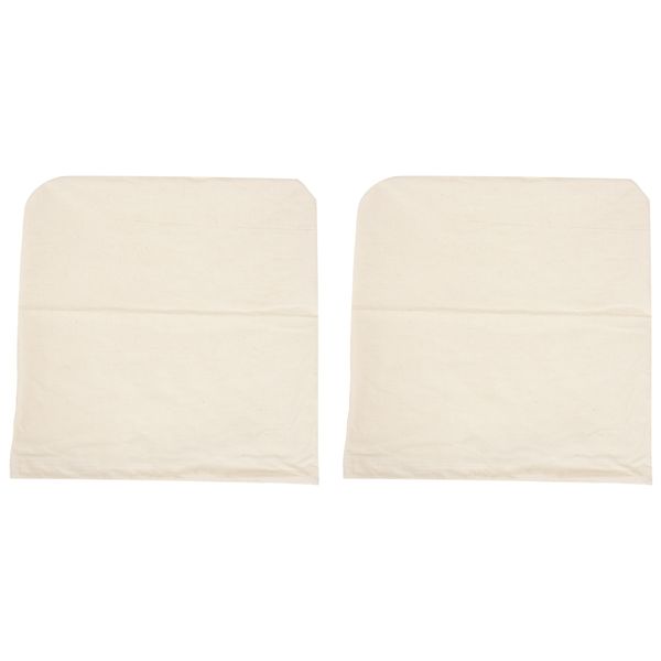 2 Pack Organic Reusable Cold Coffee Brew Filters Bag,12 Inch Wine Brewing