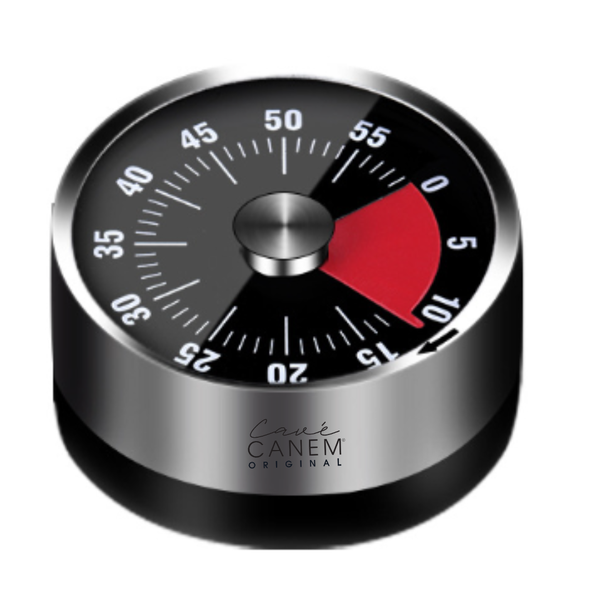 Magnetic Mechanical Kitchen All Purpose Timer 60-Minute by Cave Canem