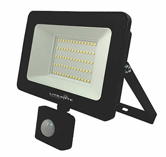 Litemate LED Floodlight with PIR Sensor 50 Watt