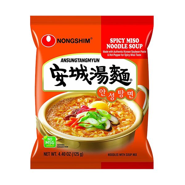 Nongshim Ansungtangmyun Noodle Soup 5 x 125g