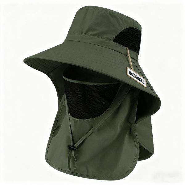 Sun Cap Fishing Hats Outdoor-Wide Brim Sun Protection Hat