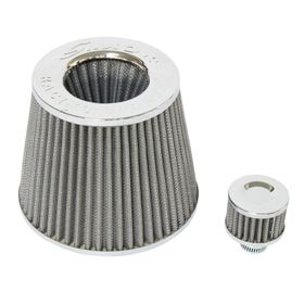 High-Performance Dual Cone Air Filter 76mm with Air Breather