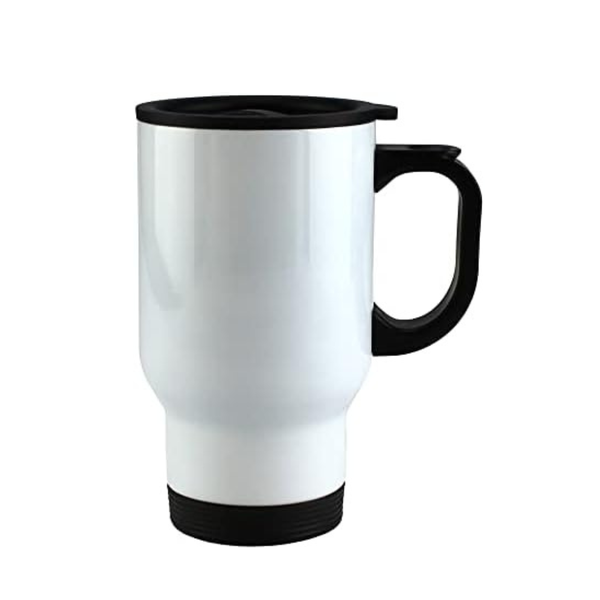 Sublimation Travel Mug With Closeable Lid 400ml - 2 Pack