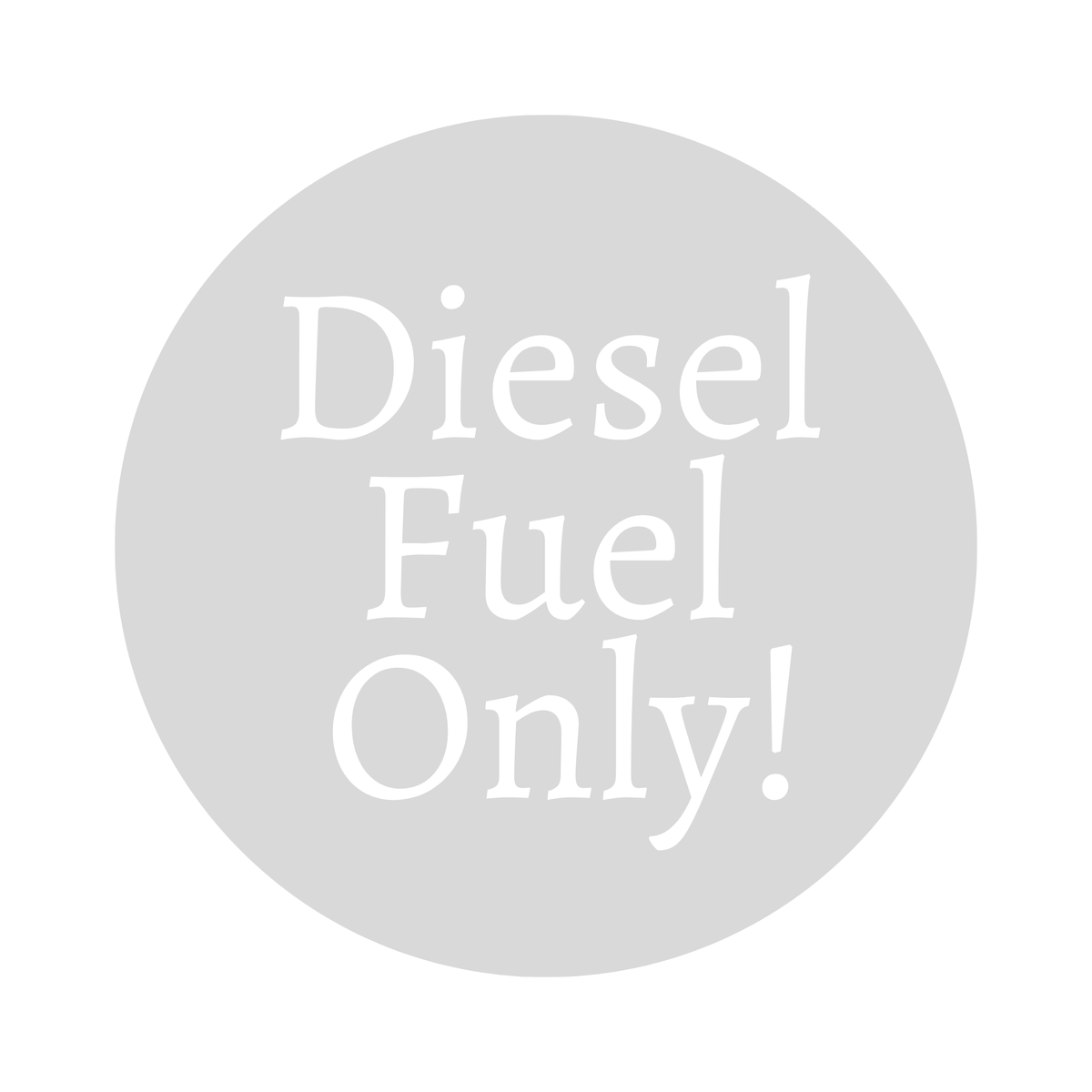 Diesel Fuel Only Sticker/Decal 1pc Shop Today. Get it Tomorrow
