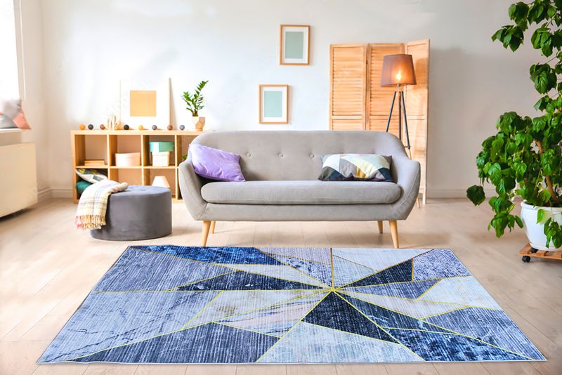 Rug 49 Modern 200cm by 150cm - 3D Geometric Design