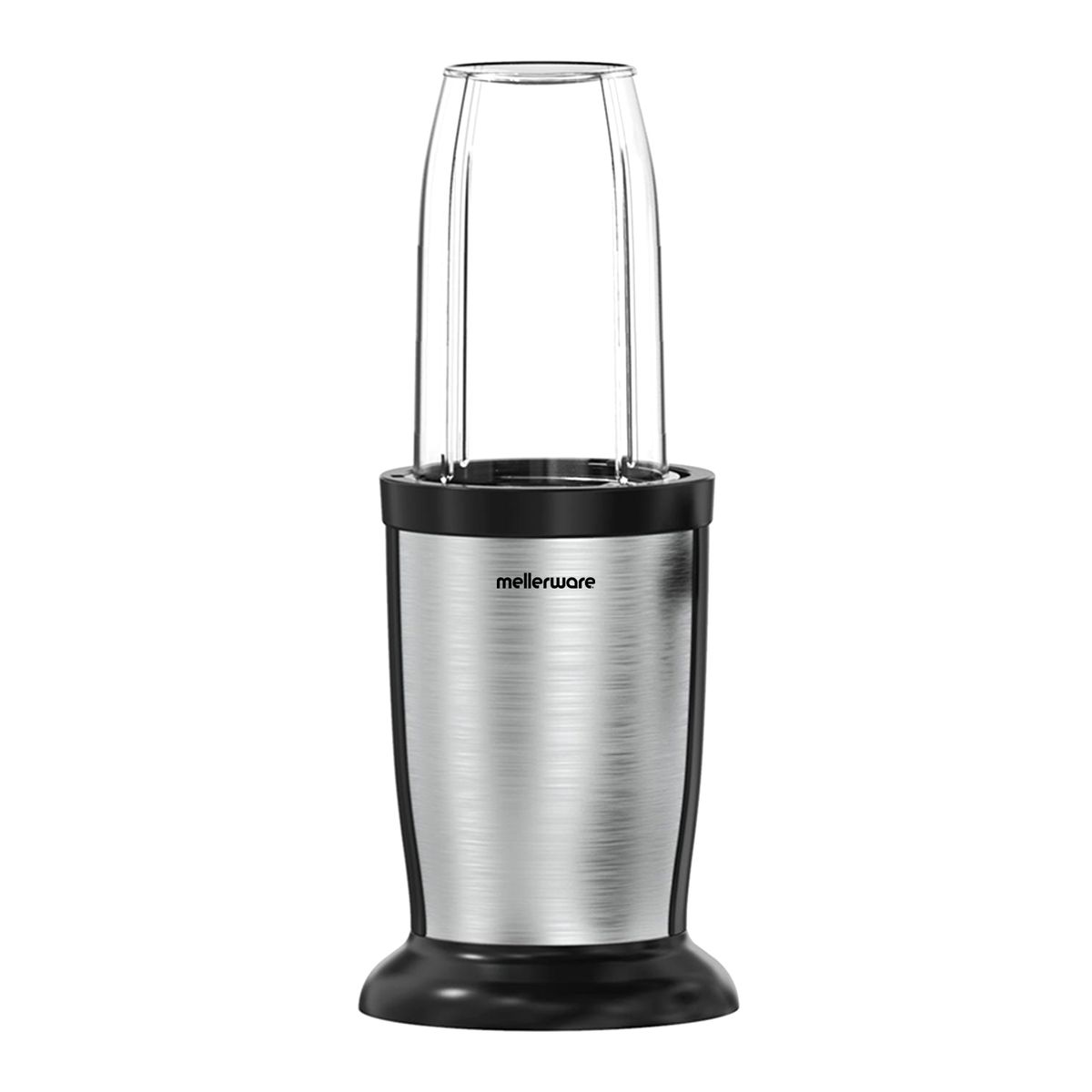 Mellerware Personal Blender With Pulse Function Stainless Steel Black 800W