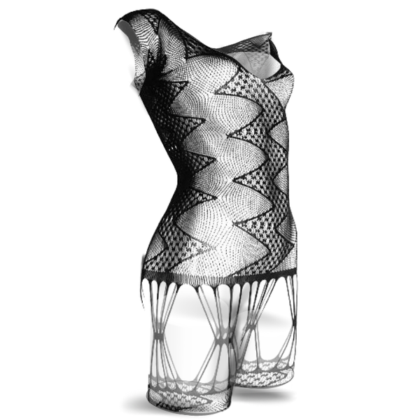 She-Woolf "Overly Curious" - Elegant Noir Hosiery