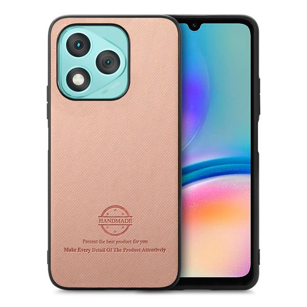 Fabric-Textured Leather Shockproof Phone Case Compatible with Honor 200 Pro