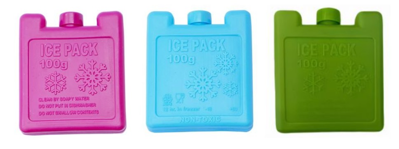Mini Ice Bricks - Pink, Green &amp; Blue (Pack of 3)