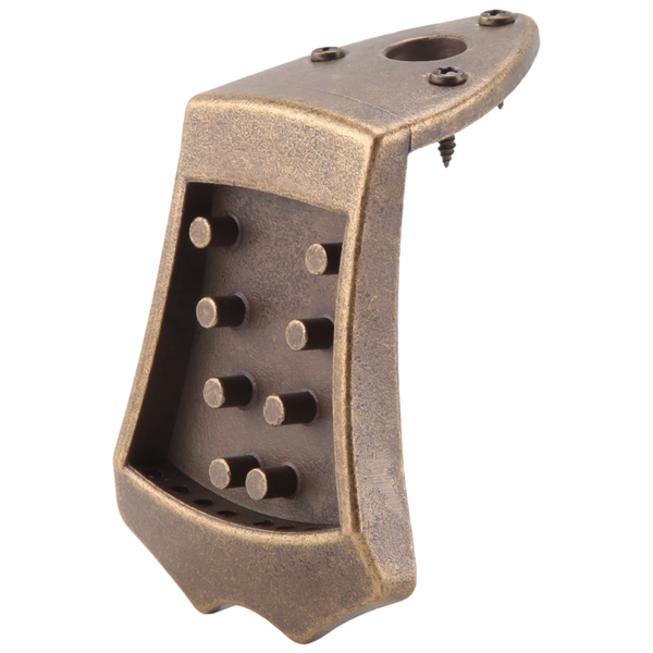 Bronze Metal Triangle Mandolin Tailpiece Parts For 8 String Arched
