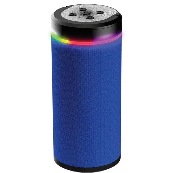 Omega Party Pulse Portable Bluetooth Speaker in Blue OP-80113