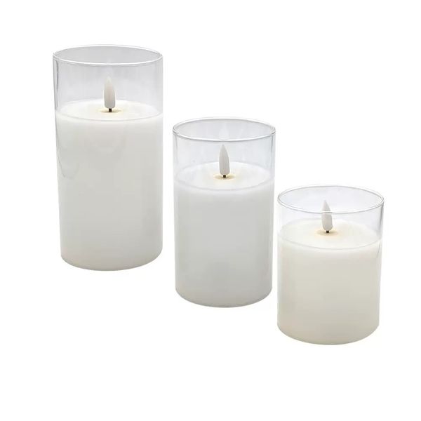 3-Piece LED Candle For Home Decor And Wedding