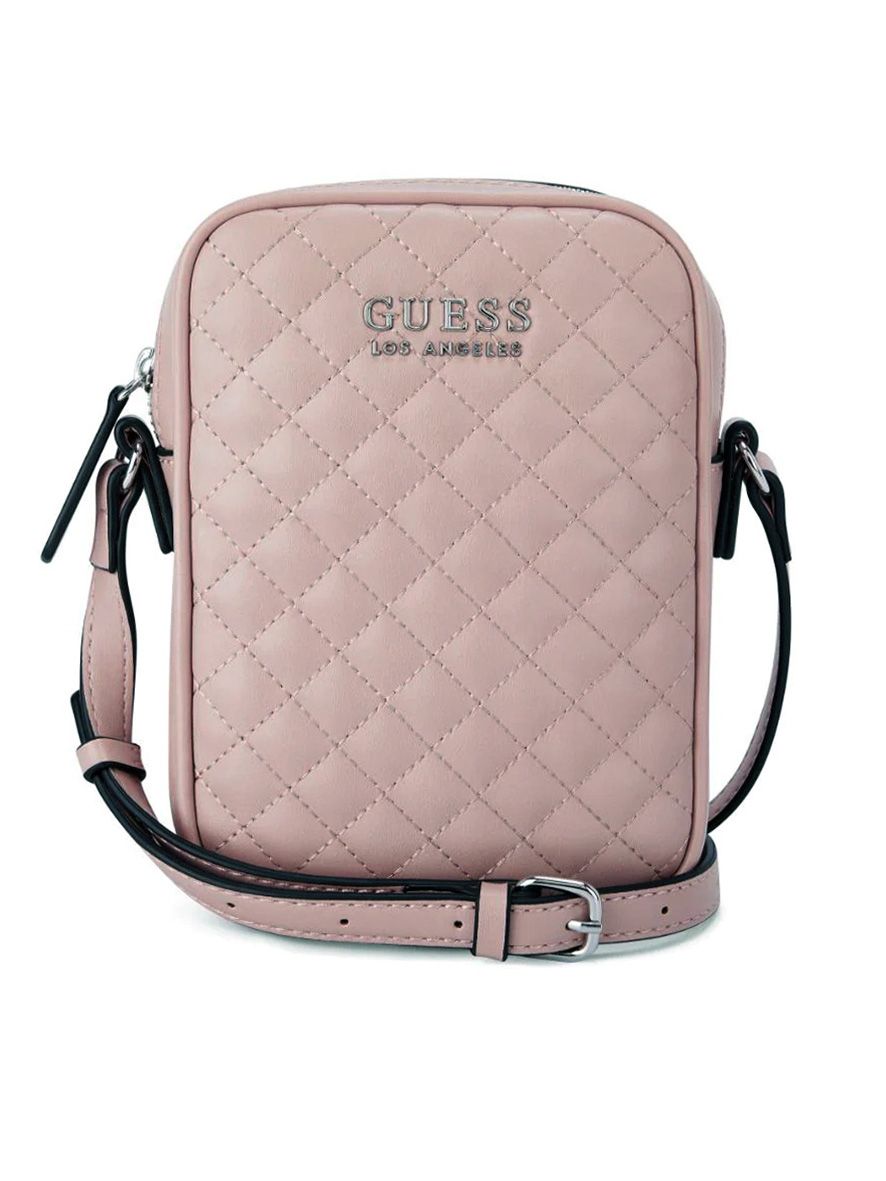 Guess Ledger Mini Crossbody Top Zip Lavender Buy Online in South Africa