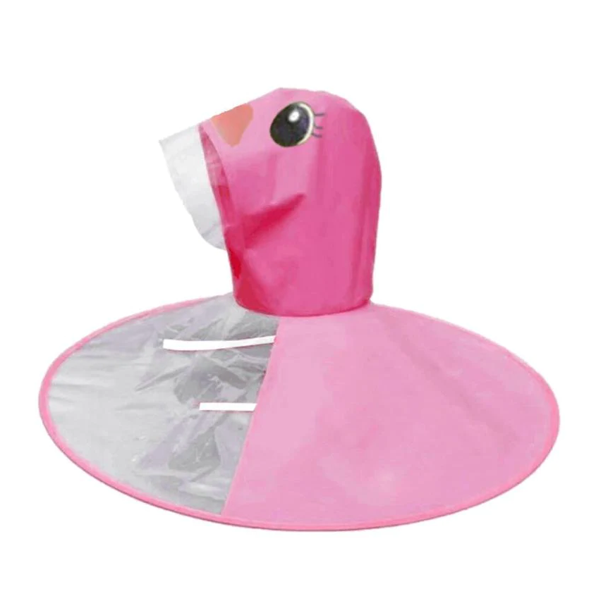 Cute Rain Coat UFO Children Umbrella Hat