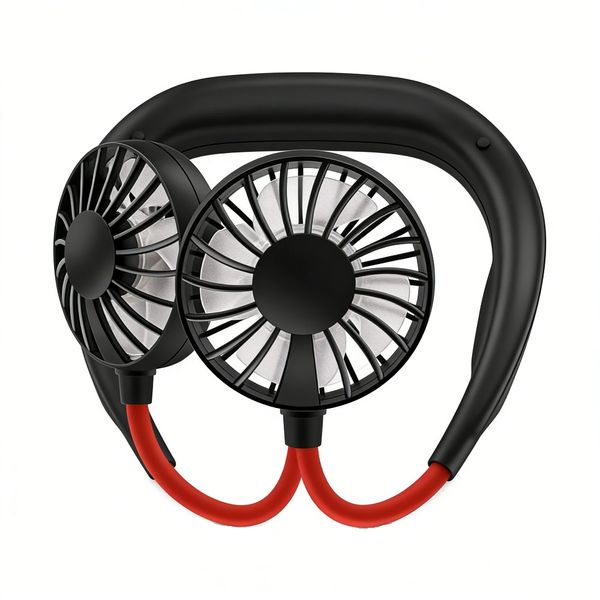 Portable Neck Fan 2200 Battery Life No Noise Interference