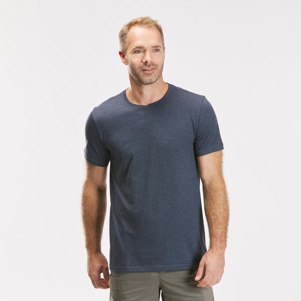 Quechua Men's Hiking T-Shirt - NH550 Fresh - Blue