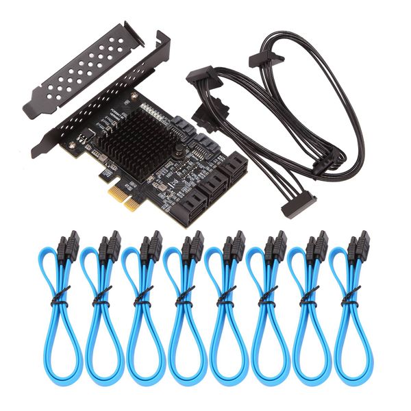 Pcie Sata Card 8 Port Sata 3 0 Pcie Card Upport 8 Sata 3 0 Devices