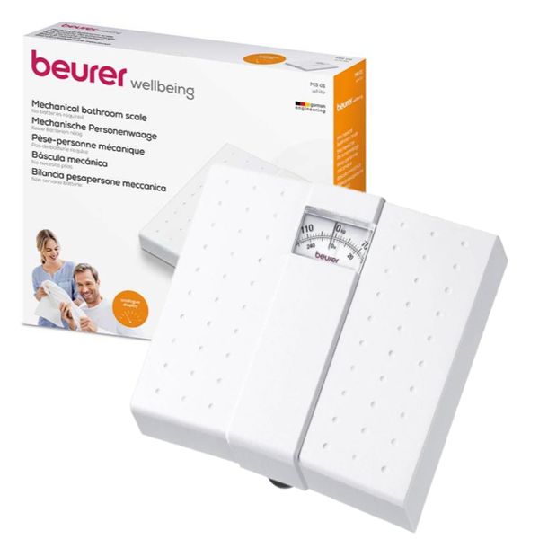 Beurer Mechanical Personal Scale MS 01 Analogue. No Batteries. Eco-Friendly