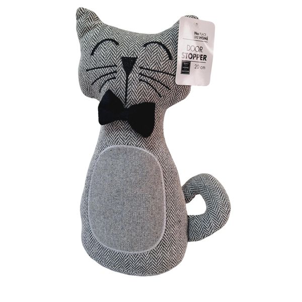 Door Stop 20cm - Whimsical Cat Design - Durable