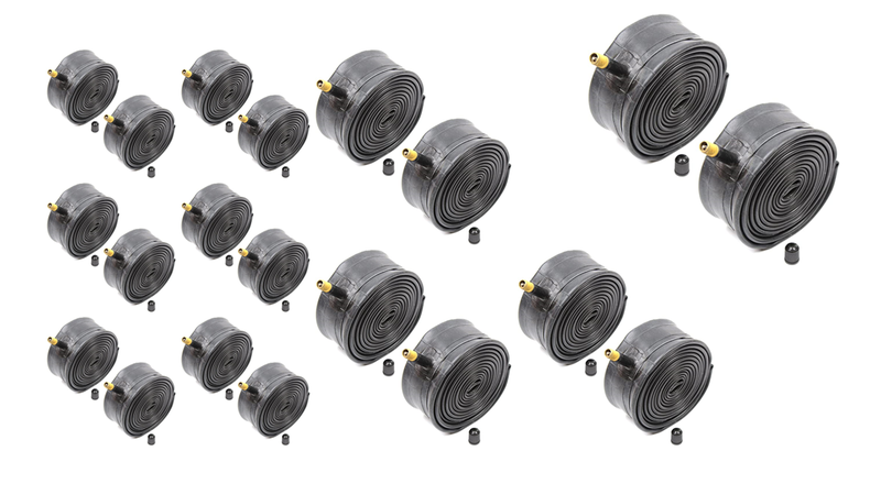 Compass MTB 26’’Bicycle Tubes - Quality Universal Sized - Bulk Pack of 50