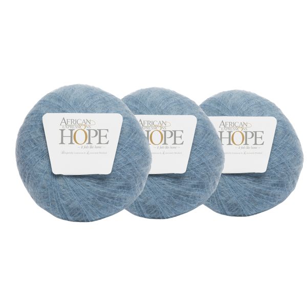 Mohair Yarn - Hope ( 5 x 25 g pack)