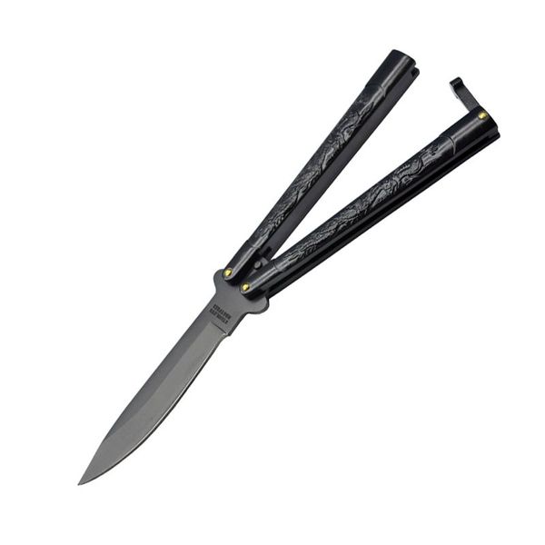 Ace Butterfly Knife Patterned Handle